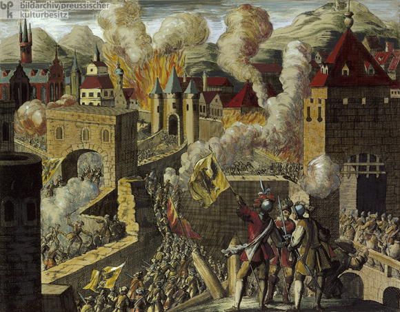 The Imperial Troops under Tilly Storm Magdeburg (1631)